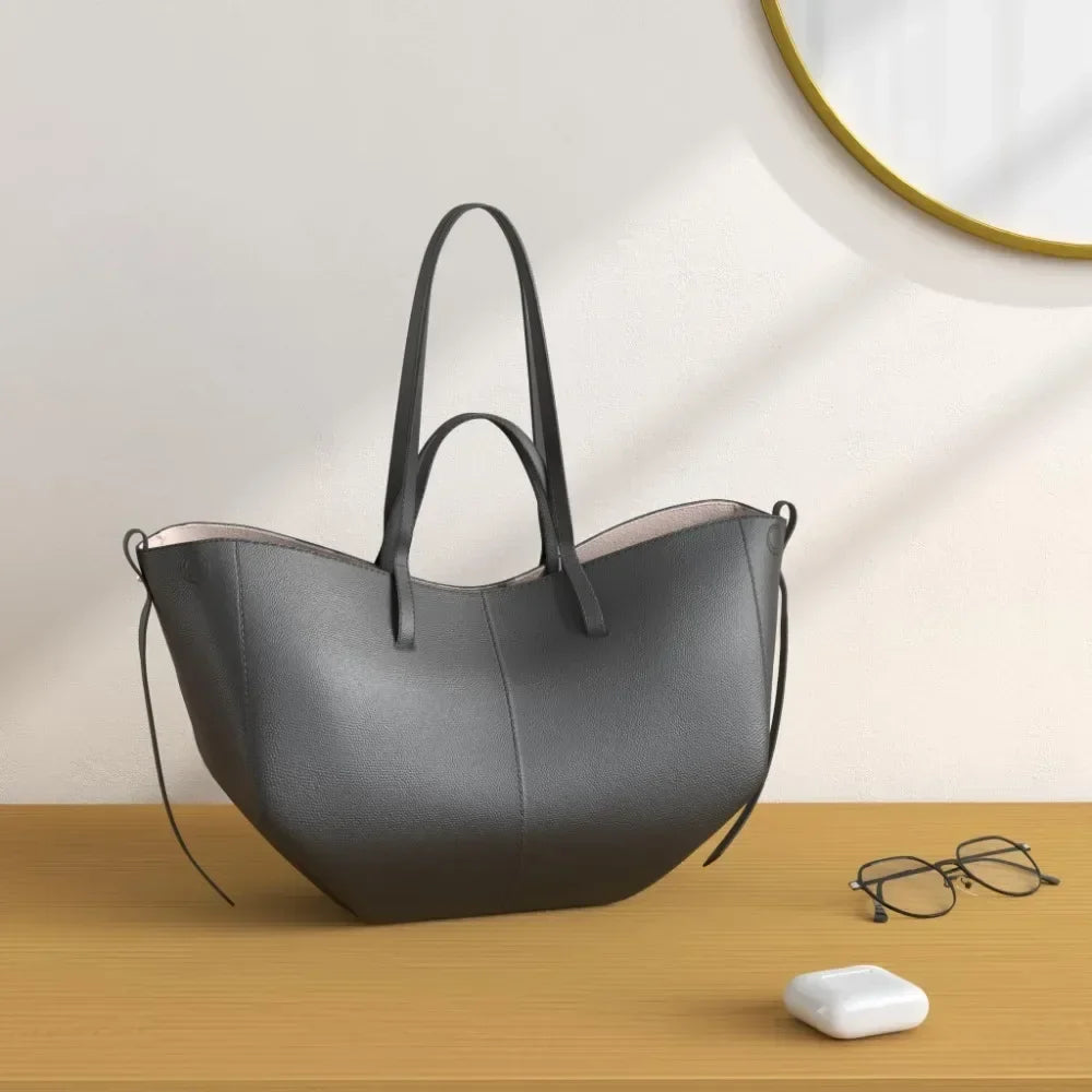 Lady Underarm Tote Bags Women Trendy Handbag Shoulder Bag with Magnetic Closure Leather for Women Trendy Leather Shoulder Bag